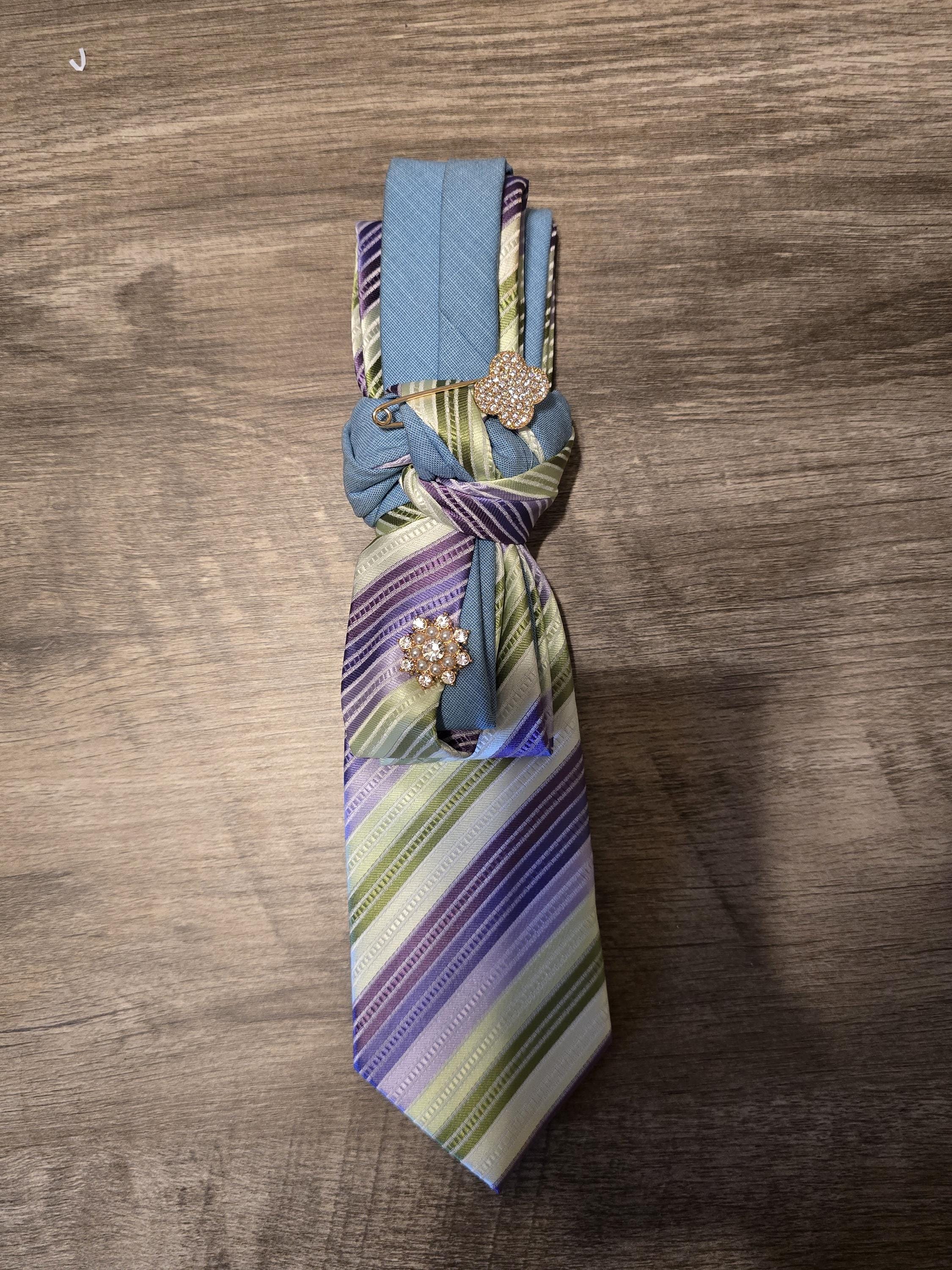Multi-Colored Embellished Custom Tie for Women