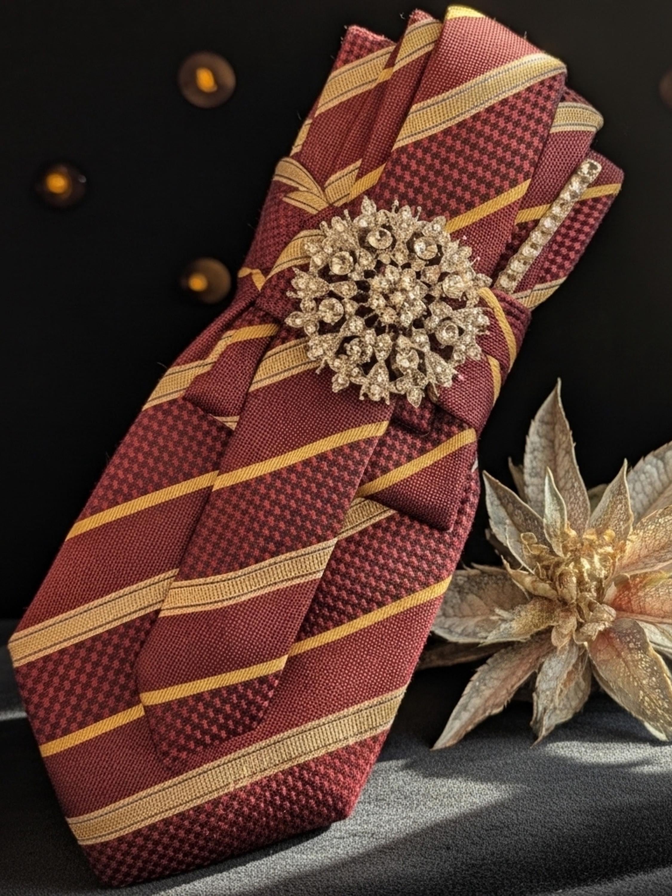 African Inspired Embellished Custom Tie for Women