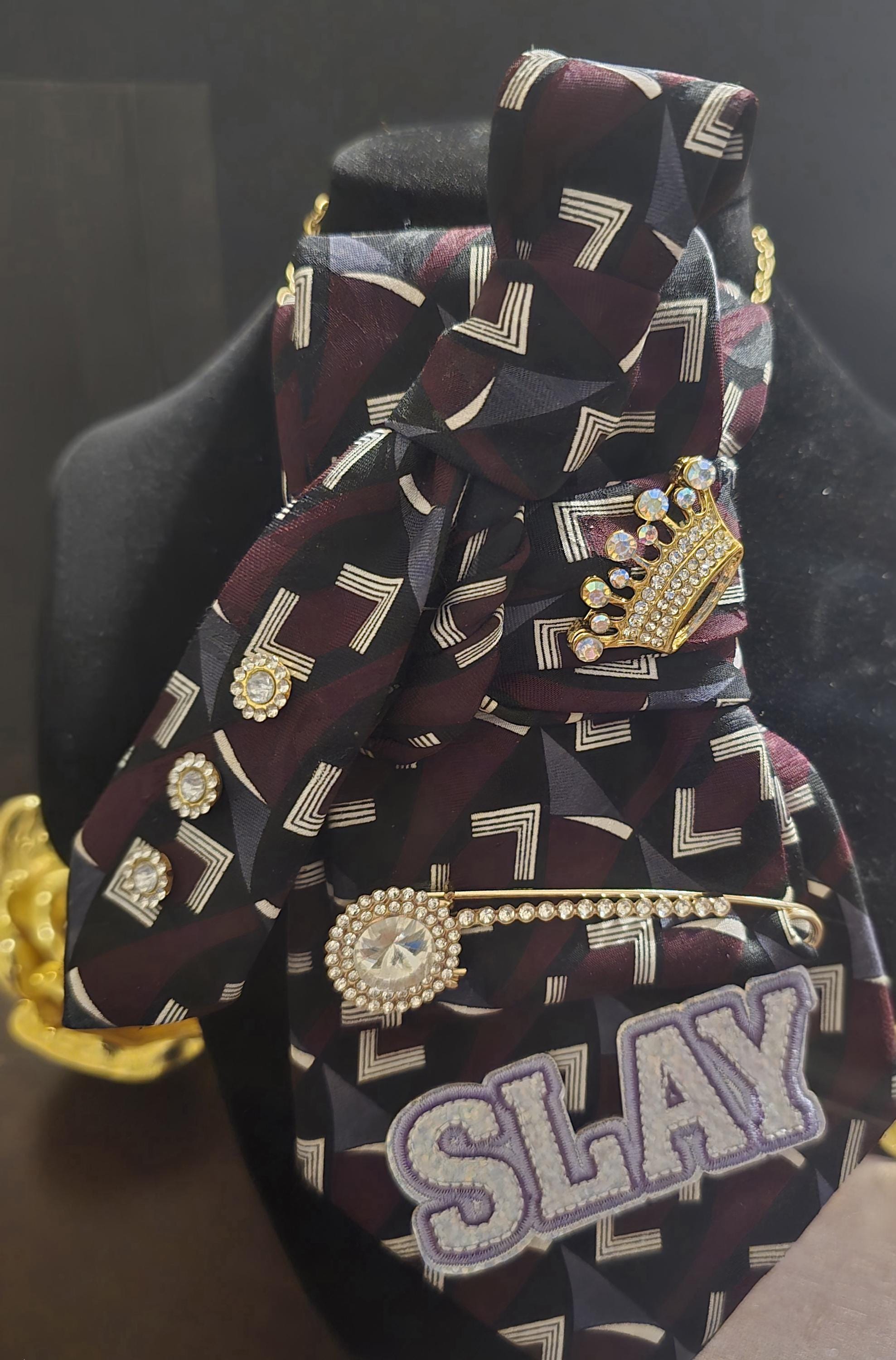 Custom "Slay the Day" Tie for Women