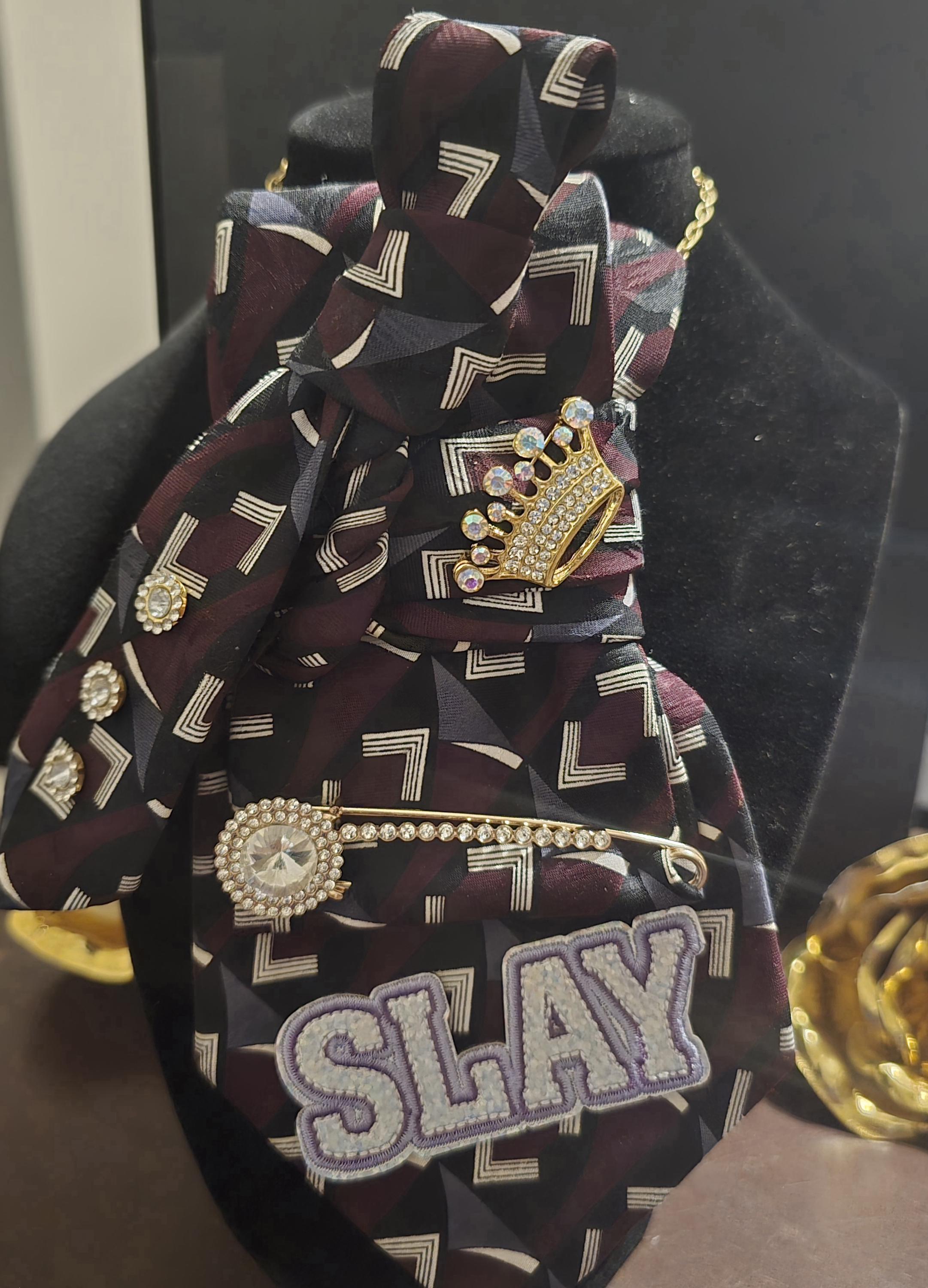 Custom "Slay the Day" Tie for Women