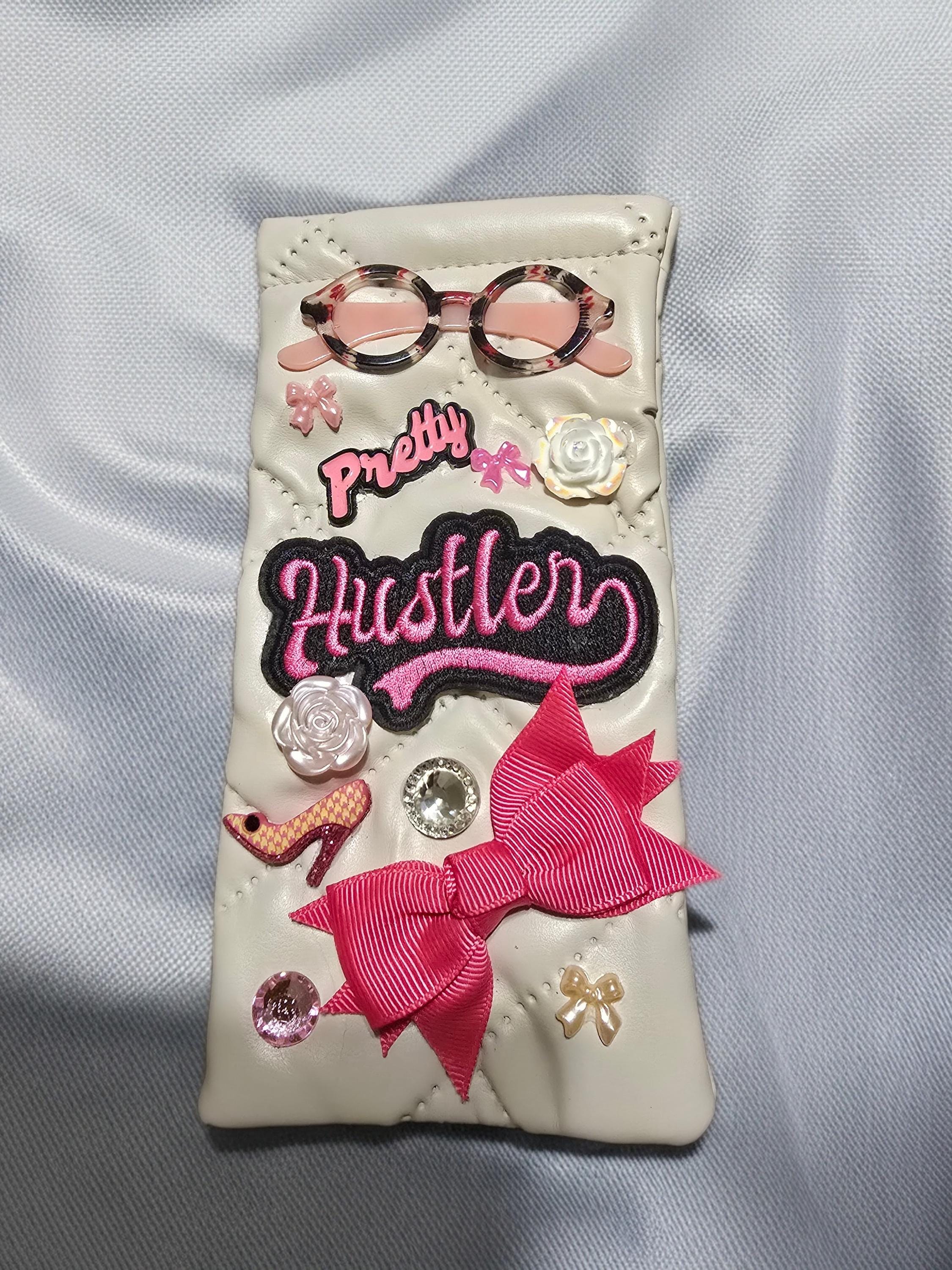 Embellished Motivational Eyewear Pouch